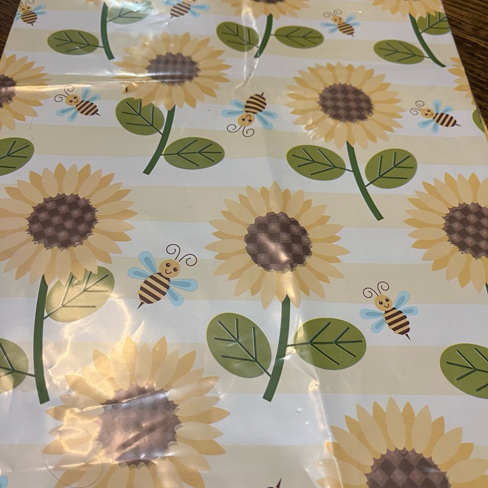 Sunflower and Bee Party Polymailers Set of 15